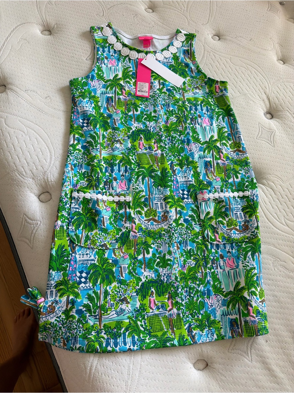 Lilly Pulitzer Kids Dress in Green, Blue, Pink